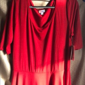 True red nicole dress
